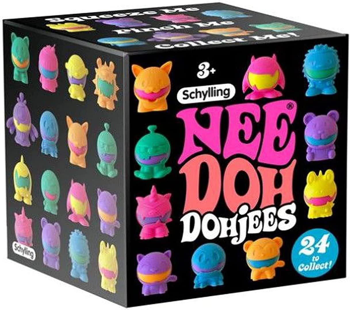 GrandeNero Squeezy. Stretchy-Dohjees Pop -Swap Teenie Nee Doh on The Inside (One Per Order)-Blind Box