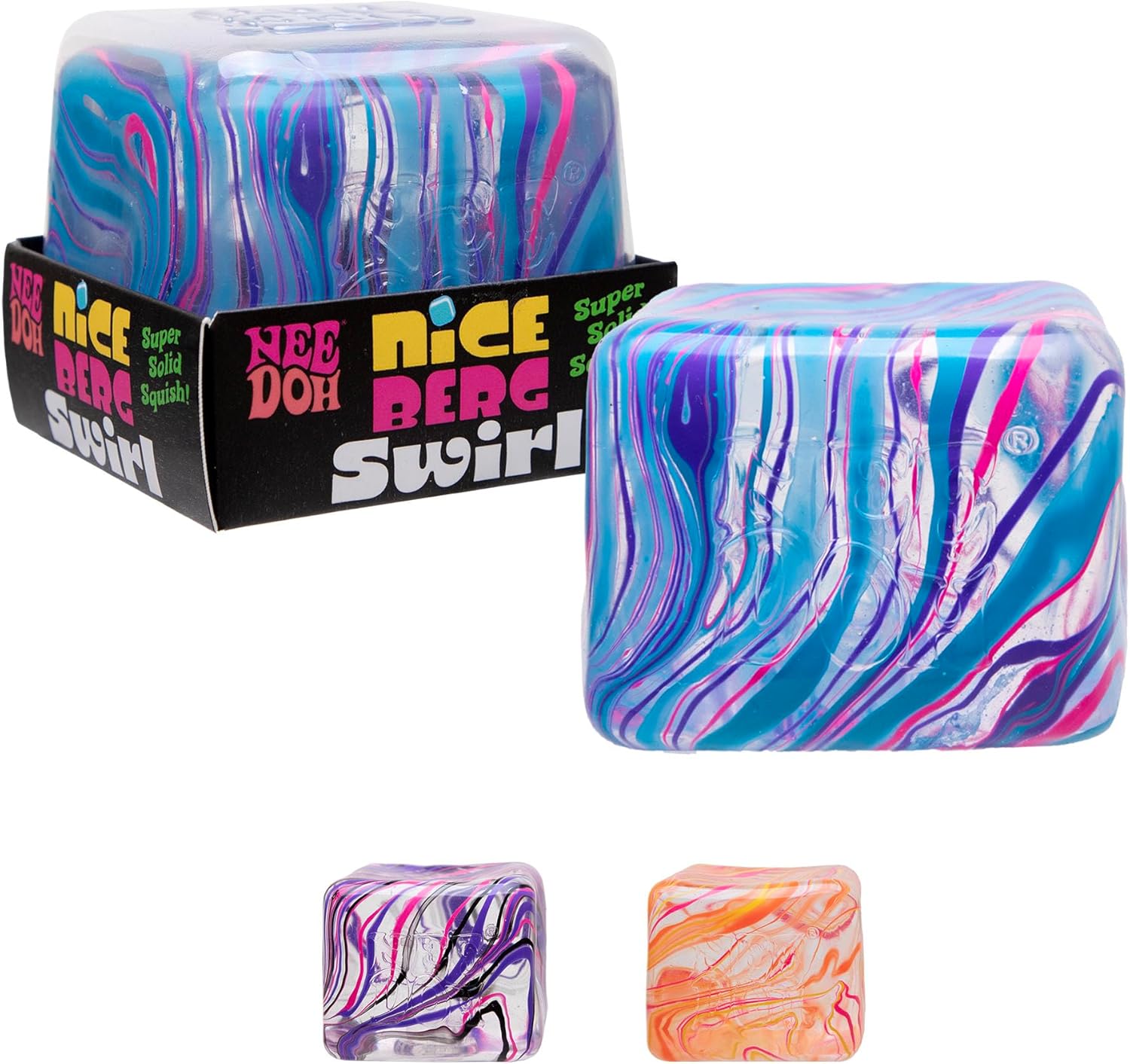 Schylling NeeDoh Swirl Nice Berg - Jumbo Squishy Squeezy Fun - Colors May Vary