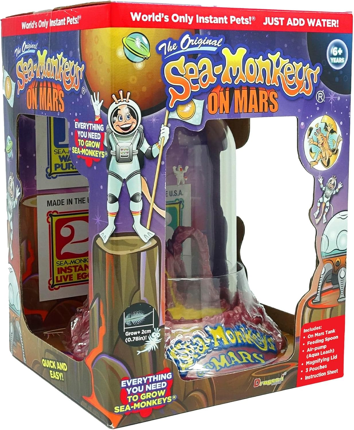 Sea-Monkeys? On Mars - World-s Only Instant Pets? - Ages 6+ (Pack of 1)